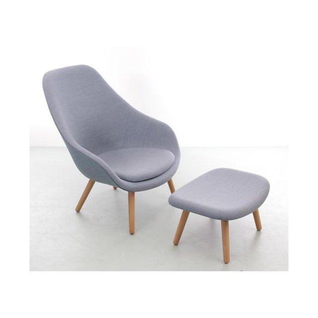 Set of A Lounge AAL 92 Lounge Chair with Ottoman For Sale - Image 6 of 7