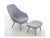Set of A Lounge AAL 92 Lounge Chair with Ottoman For Sale - Image 6 of 7