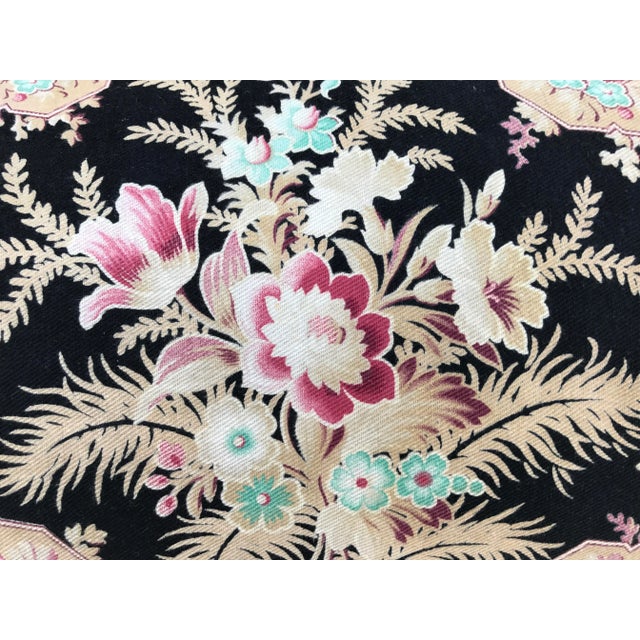 French Victorian Floral Body Pillow For Sale - Image 5 of 9