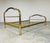 Art Deco Art Nouveau Solid Brass & Enameled Steel Double Bed Armoni Essebi Italy For Sale - Image 4 of 10