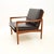 Vintage Danish Teak and Leather Lounge Chair by Christian Jensen for Haslev, 1960 For Sale - Image 4 of 12