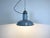 Gray Industrial Grey Enamel Ceiling Lamp, 1950s For Sale - Image 8 of 12