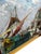 French Harbor Scene Painting, Circa 1950-1970 For Sale - Image 4 of 8