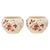 Ceramic Large Antique Flower Pots Cachepots with Floral Decor, Set of 2 For Sale - Image 7 of 18