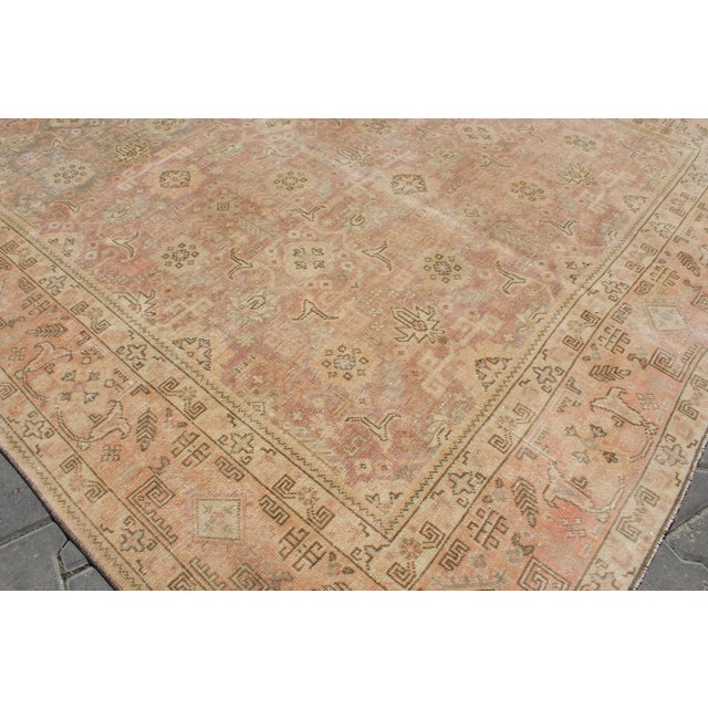 Vintage Turkish Area Rug - 77.5"x112" For Sale - Image 4 of 13