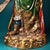Metal Late 19th Century Polychrome Bronze Guan Gong Statue, Warrior Figure, 5kg For Sale - Image 7 of 9