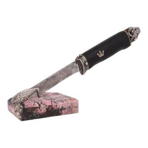 Late 20th Century American Silver Diamond Ruby Letter Opener