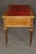Wood 19th C French Louis XVI Style Leather Top and Bronze Ormolu Desk With Pull Panel For Sale - Image 7 of 16