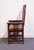Late 20th Century Canal Dover Solid Quarter Sawn Oak Contemporary Mission Style Dining Arm Chair For Sale - Image 5 of 10