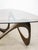 Italian Organic Snake Wooden and Smoked Glass Coffee Table, 1960s For Sale - Image 3 of 18