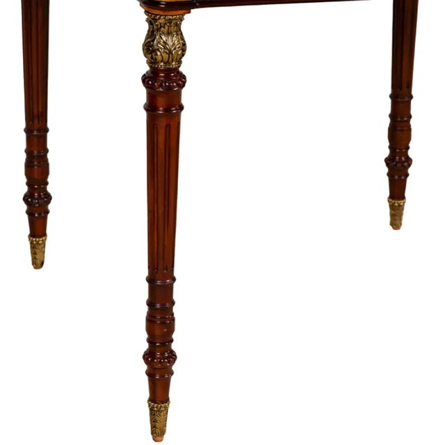 Wood A Theodore Alexander Directors Side Table For Sale - Image 7 of 8