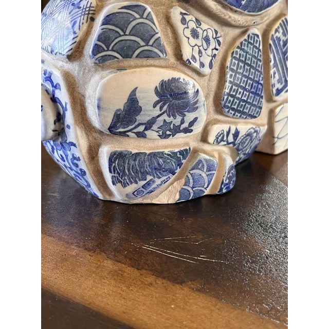 Blue 1980 Tiffany & Co Ceramic Mosaic Bunny by Nancy Lopez For Sale - Image 8 of 8