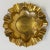 Late 20th Century Vintage Scalloped Edge Brass Wine Coaster, Candle Holder or Catchall Dish For Sale - Image 5 of 5