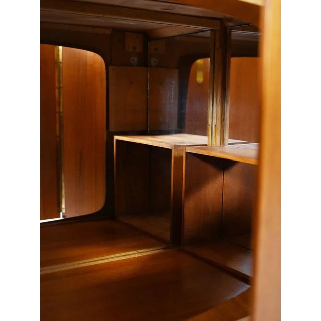 Wood Vintage Scandinavian Teak Bar Cabinet, 1950s For Sale - Image 7 of 10