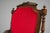 Antique Mahogany Armchair in Red, 1800s For Sale - Image 13 of 17