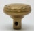Traditional Mid 20th Century Rope Design Brass Passage Door Knob For Sale - Image 3 of 5