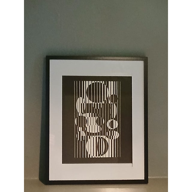 Victor Vasarely, After Iaca, 1950s / 1973, Silk-Screen, Framed For Sale - Image 16 of 17