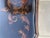 1980s Black Pavilion Side Table With Floral Patterns and Drawer For Sale In Los Angeles - Image 6 of 15