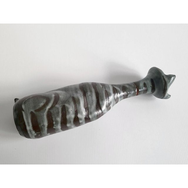 Vintage Cat Liqueur Bottle in Ceramic, 1960s For Sale - Image 11 of 13