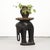 Antique Folk Art Colonial Elephant Side Table / Pedestal For Sale - Image 9 of 10