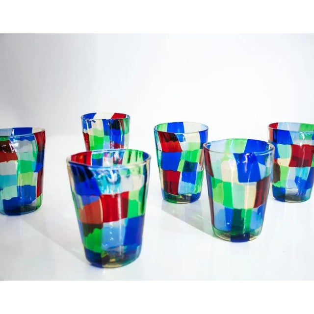 Vintage Italian Drinking Set by Mariana Iskra, 2004, Set of 6 For Sale - Image 7 of 16