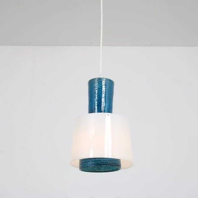 Ceramics Hanging Lamp by Aldo Londi for Bitossi, Italy, 1960s For Sale - Image 12 of 12