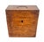 19th Century English Mahogany Traveling Bar Case 3 Bottle Liquor Decanter Box For Sale - Image 4 of 18