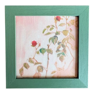Mini 2025 Carolyn Misterek Repro Print in Custom Hand-Painted Frame For Sale