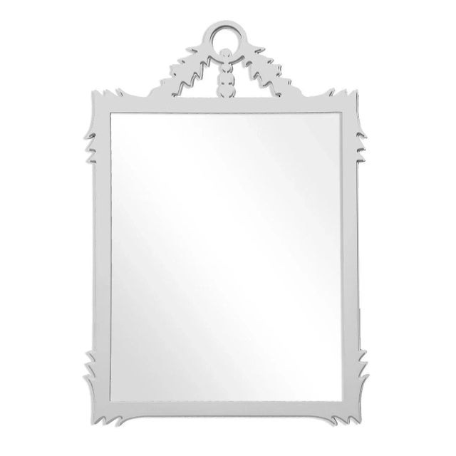 Contemporary Fleur Home Garden District Lafitte Rectangle Mirror in Graytint, 29x51 For Sale - Image 3 of 3