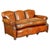 Antique Edwardian Hand Dyed Whisky Brown Sofa, 1890s For Sale - Image 13 of 13