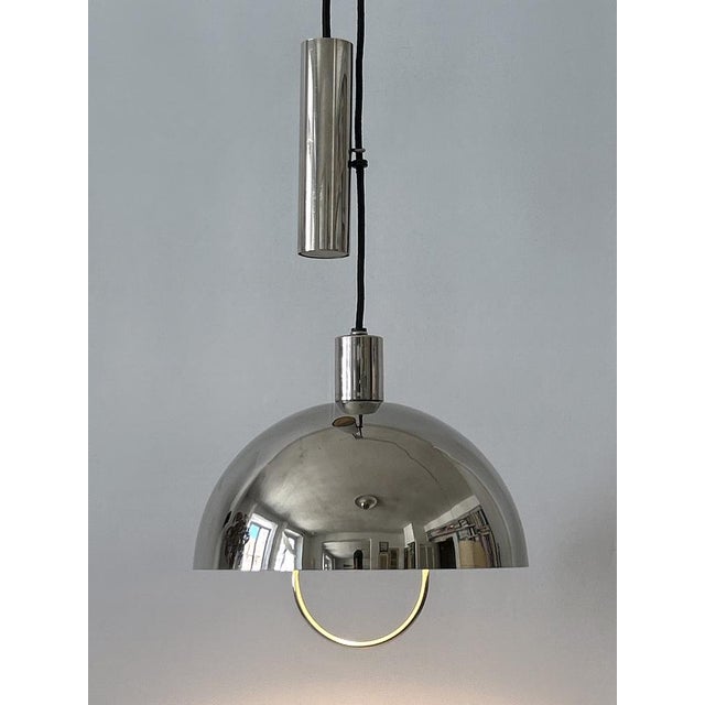 Early Bauhaus Pulley Pendant Lamp HMB 25/300 by Marianne Brandt for Tecnolumen, 1980s For Sale - Image 11 of 18