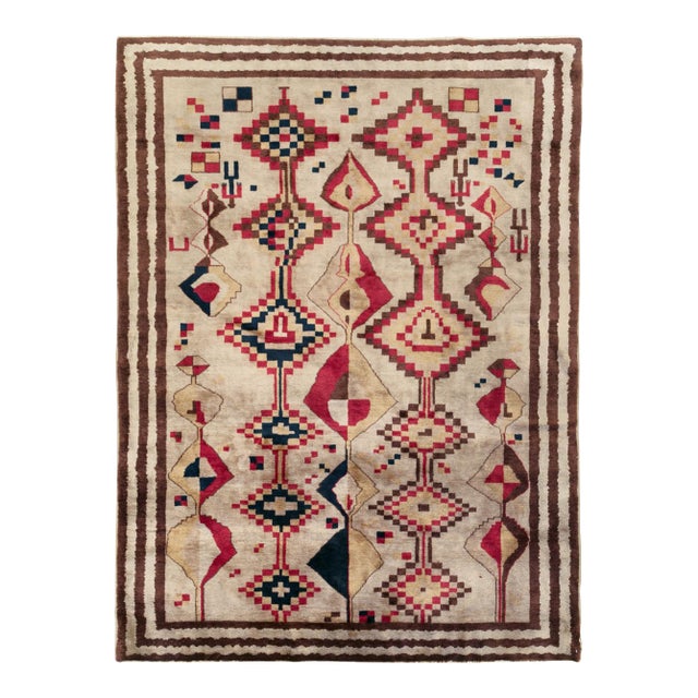 Galerie Shabab Collection Mid-20th Century Turkish Anatolian Tribal Accent Rug For Sale