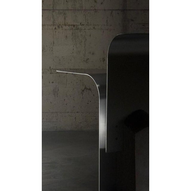 Tau Coffee Table in Raw Aluminum & Aurisina Marble by D´ARK Atelier For Sale - Image 9 of 18