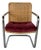 Mid Century Modern Harvey Probber Style Chrome & Cane Cantilever Arm Chairs For Sale