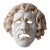 Neoclassical Plaster Tragedy Mask, C. 1980 For Sale