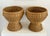 Rattan Pedestal Planter Baskets Large - A Pair For Sale - Image 4 of 7