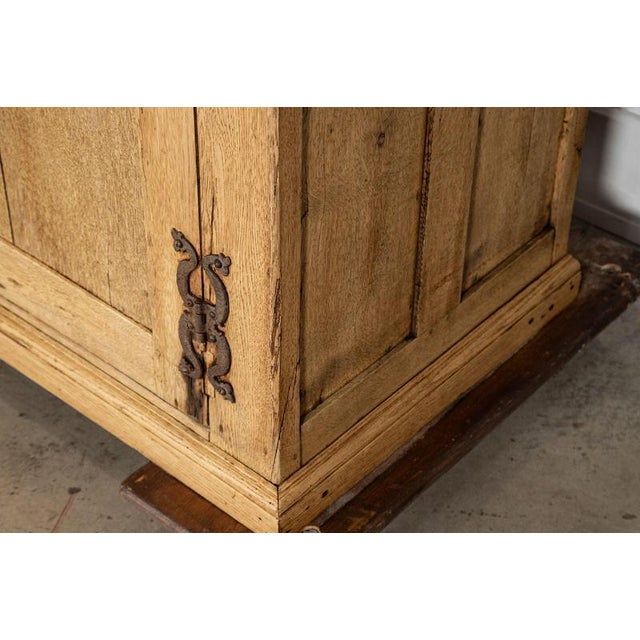 Large 19th Century English Bleached Oak Dresser For Sale - Image 15 of 18