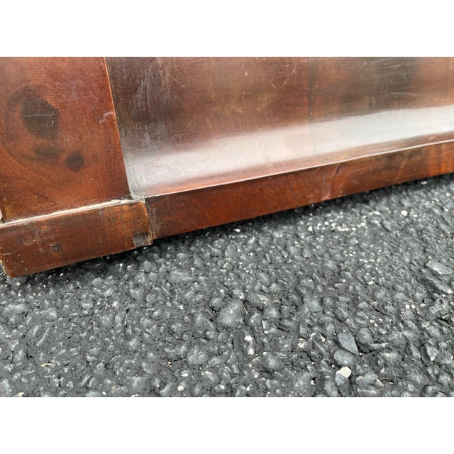 19th Century Empire Mahogany Framed Pier Mirror For Sale - Image 11 of 12