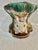 Late 20th Century Majolica Style Bunny Rabbit Compote From Three Hands Corp For Sale - Image 4 of 12