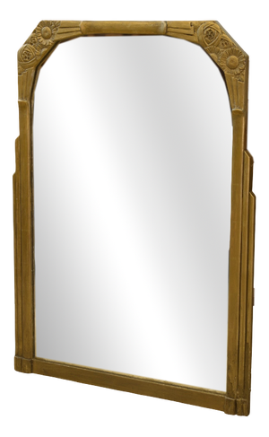 Art Deco Mirror with Beveled Glass, 1930s