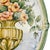 Late 20th Century Vintage Italian Hand Painted Faience Oval Floral Wall Plaque For Sale - Image 5 of 8