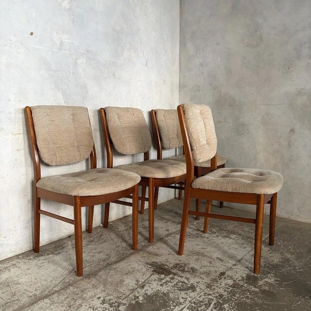 Wood Nathan Teak Dining Chairs, Set of 4 For Sale - Image 7 of 7