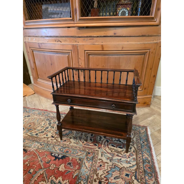 Early 19th Century Regency Rosewood Book Stand Table For Sale - Image 5 of 8