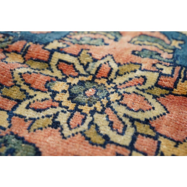 Antique Farahan Sarouk Rug 11’0" X 13’0" For Sale - Image 4 of 12