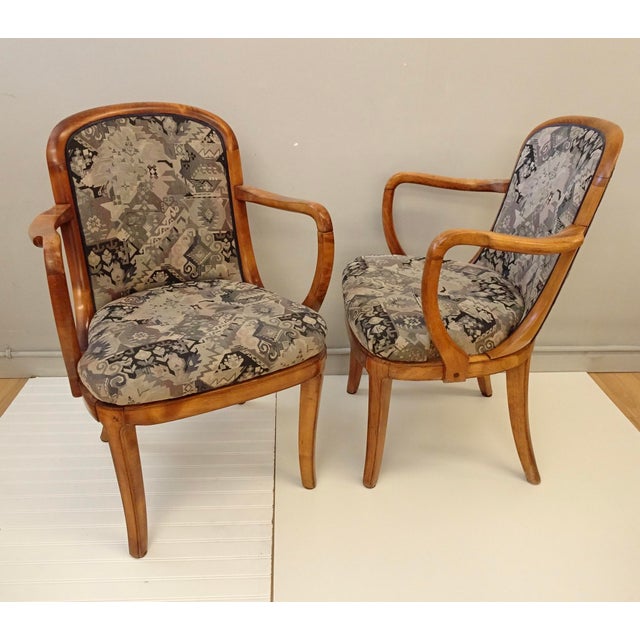 Hille 4 Art Deco Chairs From RMS Caronia Ocean Liner 1940's For Sale - Image 4 of 18