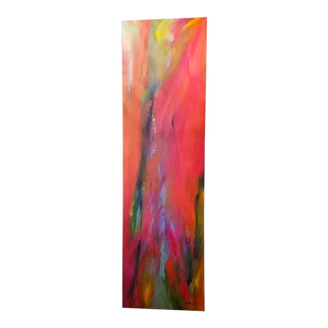"V&S Jazz" Contemporary Original Abstract Expressionist Acrylic Painting by Patricia Moore For Sale