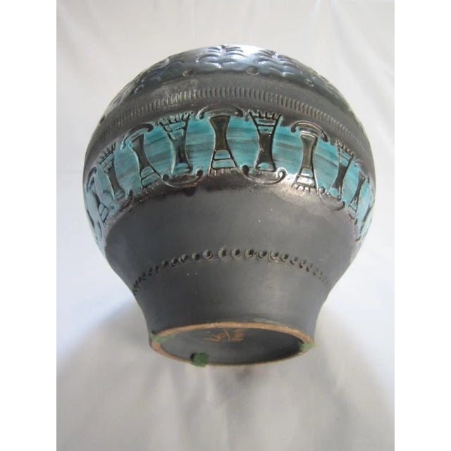 Mid Century Art Pottery Vase, Signed and Numbered | Chairish