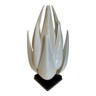 1970s Mid Century Modern Table Lamp by Rougier For Sale