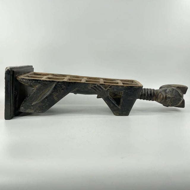 Early 20th Century Dan Female Figure Mancala Game Board on Custom Base For Sale - Image 4 of 11