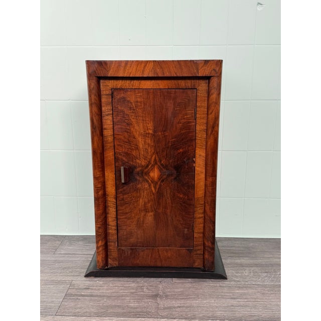 Antique Art Deco Wooden Nightstand, 1930s For Sale - Image 18 of 18